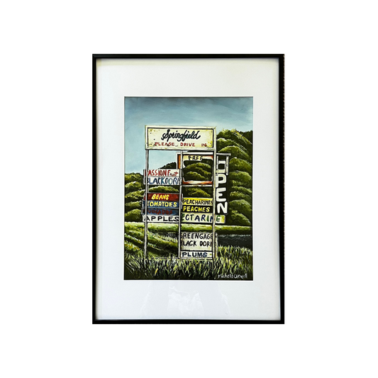 #1 Springfield Rd Original - Framed