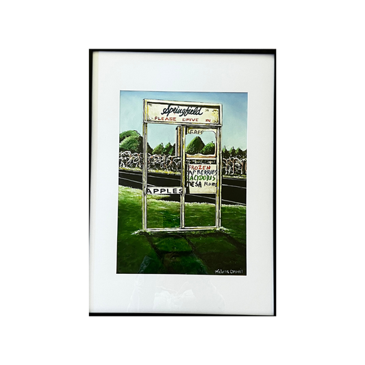 #3 Springfield Rd Original - Framed