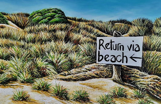 "Return via beach" - Cape Sanctuary HB