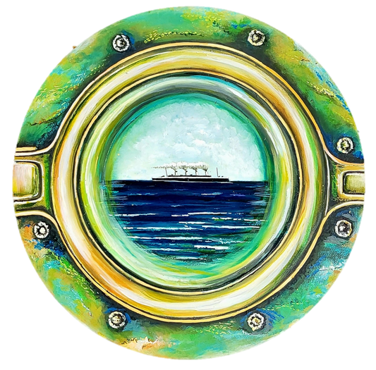 Titanic Through Porthole